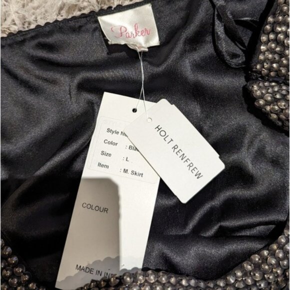 NWT Parker beaded mini skirt - Picture 4 of 7